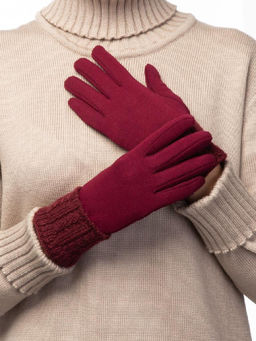 Перчатки жен Labbra LB-PH-90 bordo