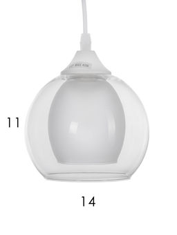 Светильник подвесной TR3540, 3хE27, 40 Вт, 80×28 см, белый