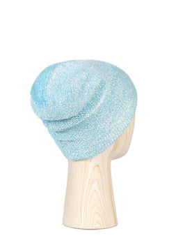 Шапка жен. шерсть+акр LB-N88004 l.blue - Labbra фото 2