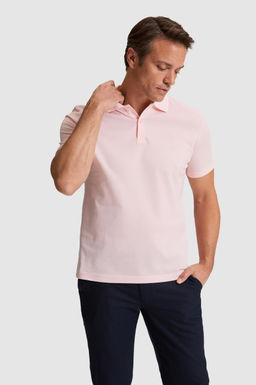 Erkek A__k Pembe Regular Fit Polo Yaka Basic Ti__rt - U.s. polo assn фото 3
