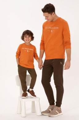 Erkek _ocuk Bak_r Bisiklet Yaka Sweatshirt Sepette S_rpriz _ndirim - U.s. polo assn фото 4