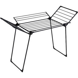 Сушилка для белья, раскладная, 90*108*99 см, мах 20 кг, цвет черный