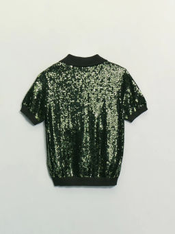 Кардиган с пайетками из вискозы / Zarina