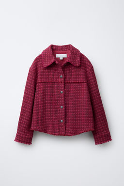 TEXTURED WAVY OVERSHIRT