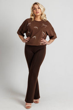 Брюки женские 222/02/Коричневый