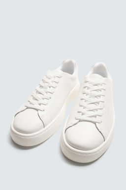 CHUNKY LEATHER TRAINERS - Zara фото 5