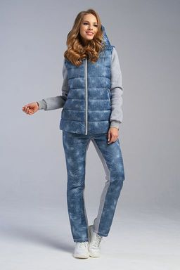 Жилет М-411 джинс - А+б коллекция фото 5