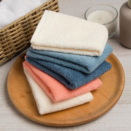 Набор махровых салфеток Любимой бабушке 30х30 см -5шт, 100% хл, 340гр/м2 - Этель фото 3