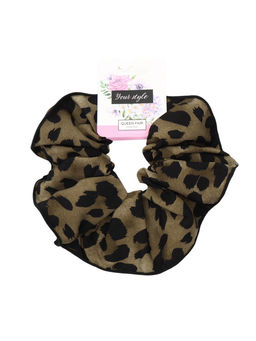 Цена за 2 шт. Резинка для волос QF «Орбита гранд», лео принт, 16 см