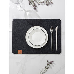 Салфетка сервировочная на стол Доляна Грэй, 4432 см, толщина 4 мм, цвет чёрный