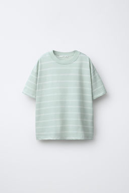 PACK TRES CAMISETAS RAYAS Y LISAS / Naranja oscuro - Zara фото 5