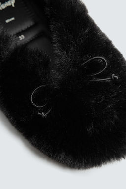 SHEEPSKIN CLOGS HARRY LAMBERT FOR ZARA X DISNEY