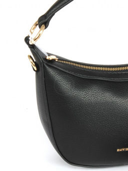 Сумка женская искусственная кожа DJ-СМ 7186-BLACK, 1отд, плечевой ремень, черный SALE 263860 - Adelia фото 8