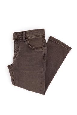 Коричневые джинсовые брюки для мальчика