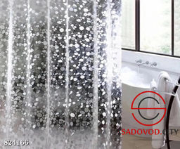 Шторы для ванной 3D размер 180 на 180