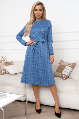 Платье Open Style 6350 синий