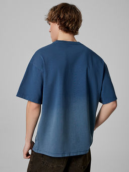 Футболка мужская синяя с принтом белорусского замка - Mark formelle фото 3