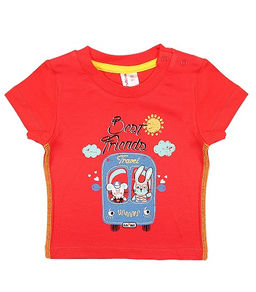 CRB wear/CSN 61606 Футболка ясельная, красный/Ex.Cherubino  фото 3