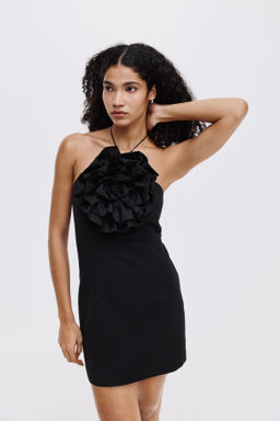 Vestido halter con aplicaci?n - H&m фото 5