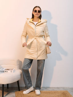 Полупальто демисезонное "2026" ваниль