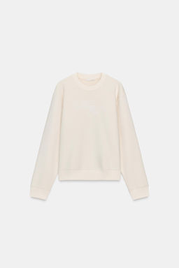 FRONT SLOGAN SWEATSHIRT - Zara фото 6