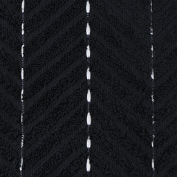 Коврик махровый «Этель» Lines, 50×70 см, хлопок 100%, черный