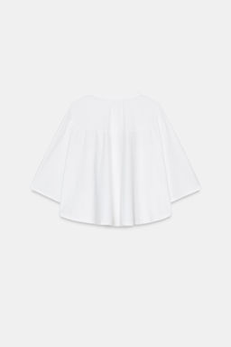 TOP CAPA BORDADOS / Blanco