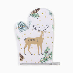 Варежка Доляна Олени 26*16 см, 100% п/э  фото 3