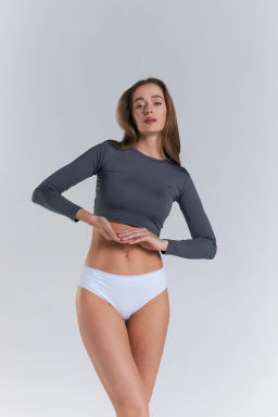 Трусы женские слипы (Оверлок по краям) Vanessa 6802-109 хлопок, эластан размеры L, XL, 2XL, 3XL - Cherry girl фото 7