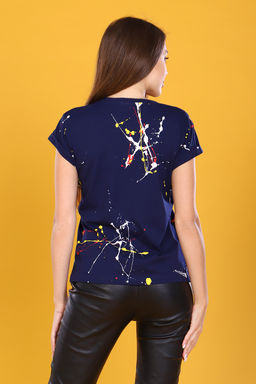 Футболка Натали 71022 полуприлегающая из хлопка  фото 19