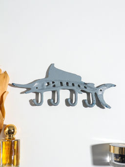 Крючки декоративные чугун "Осётр" 25,5х11х1,5 см