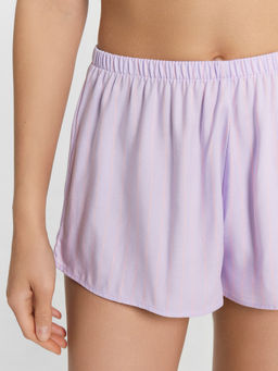 Комплект женский домашний лиловый: топ и шорты - Mark formelle фото 9