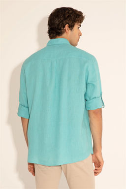 Мужская мятная рубашка с длинным рукавом - U.s. polo assn фото 13