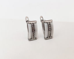 Серьги с керамикой