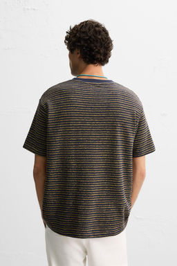 STRIPED JACQUARD T-SHIRT - Zara фото 3