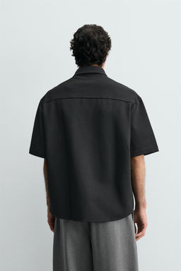 SOBRECAMISA CONFORT NON IRON / Negro - Zara фото 12