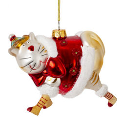Украшение новогоднее "Кот", L11 W6 H14 см