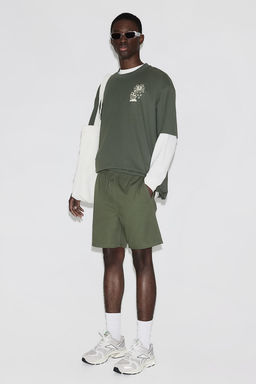 Pantalon corto de algodon Regular Fit - H&m фото 2