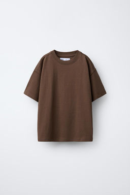 PLAIN MEDIUM WEIGHT T-SHIRT - Zara фото 17