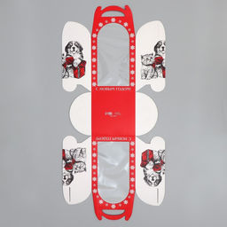 Цена за 5 шт. Складная коробка под маленький торт «С Новым годом!», 15×15×18 см, Новый год