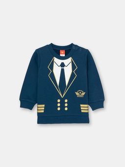 CRB wear/CSNB 63044-41-305 Джемпер для мальчика, темно-синий/Ex.Cherubino