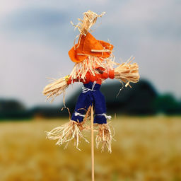 Цена за 2 шт. Огородное пугало Тыква, h=50 см, МИКС, Greengo  фото 2