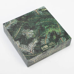 Цена за 5 шт. Коробка под 9 конфет новогодняя с ячейками «С Новым годом» 14.5×14.5×3.5 см