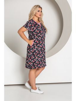 ПЛАТЬЕ ДОМАШНЕЕ АННЭТА БЛЭК ПИНК -