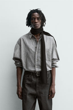 SPLASH-WASH DENIM SHIRT - Zara фото 2