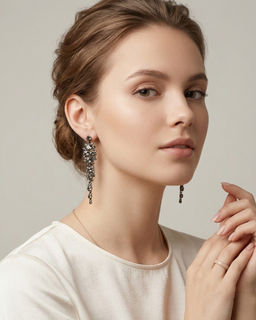 Серьги с чешскими кристаллами