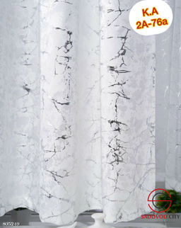 Комплект штор с тюлям для кухни короткие 2.70 см * 1.70 см.
