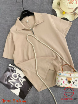 Футболка женская на полузамке