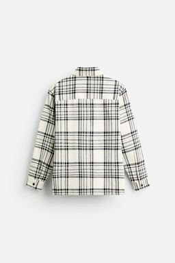CHECKED FLANNEL SHIRT - Zara фото 25