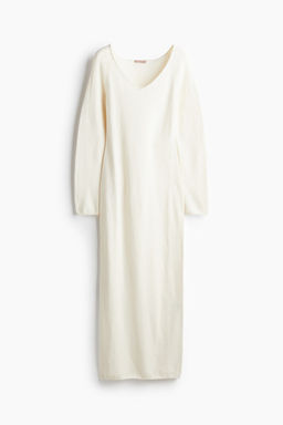 Vestido off-the-shoulder de chenilla - H&m фото 6